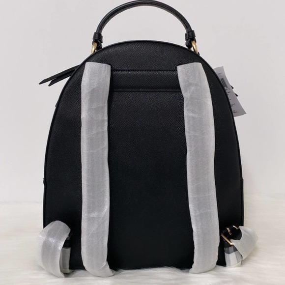 NWT Coach Jordyn Backpack/Black/ Crossgrain Leather - Picture 9 of 12
